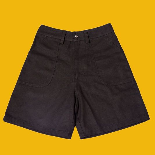 Pencil Suit Shorts (Black)